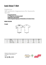 Laden Sie das Bild in den Galerie-Viewer, T-Shirt Erwachsene Unisex Farbe Crème mit Bollenhut-Motiv Produktdetails